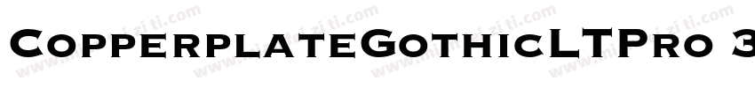 CopperplateGothicLTPro 30BC字体转换